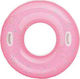 Legami Milano Inflatable Floating Ring Donut with Handles Pink 120cm