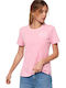 Superdry Vintage Logo Heritage Damen T-shirt Rosa