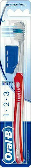 Oral-B 1-2-3 Indicator 40 Periuță de dinți Mediu (Selecție Aleatorie)