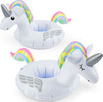 Bigmouth Inflatable Floating Drink Holder Unicorn White 2pcs