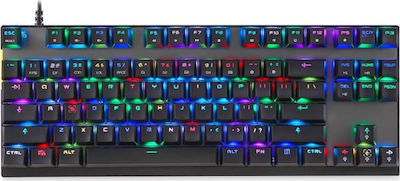 Motospeed K82 Gaming Μηχανικό Πληκτρολόγιο Tenkeyless με Outemu Red διακόπτες και RGB φωτισμό (Ελληνικό)