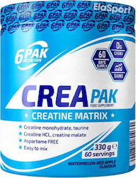 6Pak Nutrition Crea Pak Монохидрат Диня Червена Ябълка 330гр