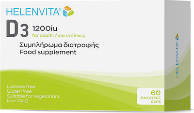 Helenvita D3 Vitamin for Immune System Boost 1200iu 60 caps