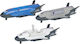 Goki Space Shuttle with Light & Sound Airplane (Various Designs) 1pc