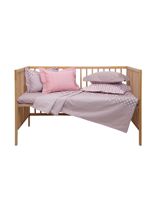 Anna Riska Mix & Match Baby Sheet Cradle Cotton Beige 80x100cm
