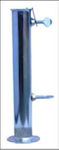 Bliumi Βάση Ομπρέλας από Μέταλλο σε Ασημί Χρώμα 4.2x4.2cm