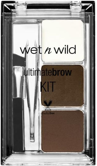 Wet n Wild Ultimate Brow Kit Παλέτα για Φρύδια Soft Brown 2.5gr