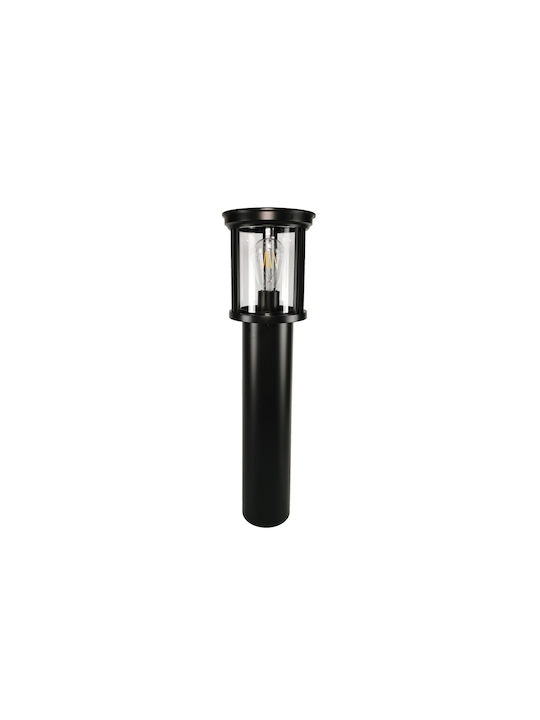 VK Lighting Outdoor Floor Lamp Small Post 20W IP23 for E27 Light Bulb Black