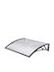 Home & Camp Polycarbonat Kapuzinerdach Tür/Fenster P120xB80cm