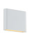 Aca Maida Wall-Mounted Outdoor Lighting LED IP54 7W with Warm White Light Double Beam 11.5x9x9cm