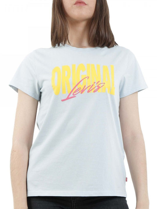 Levi's Damen Oversized T-Shirt Hellblau