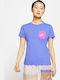 Nike Icon Clash Women's Athletic T-shirt Purple