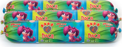 Doca Meat Roll Salami for Dogs of Small Breeds Gluten Free with Turkey 800gr