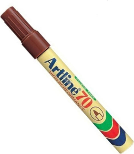 Artline 70 Permanent Marker 1.5mm Brown EK-70