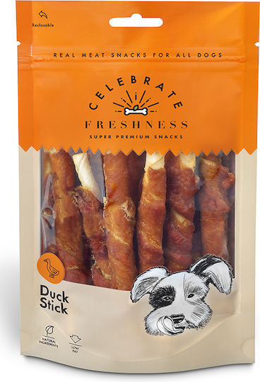 Celebrate Freshness Dog Stick Treats Diet Grain Free with Duck 100gr 84012