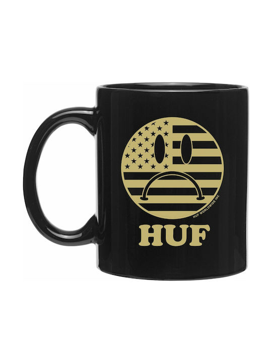 Huf Bummer Usa Tasse Keramik Schwarz 1Stück