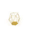 Faitakis Pack Decorative Vase Gold 18x18x18cm