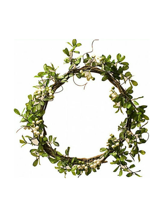 Zaros Wreath from Artificial Plants Green 40cm 1pcs