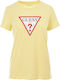 Guess Women's T-shirt Yellow