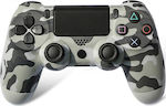 Doubleshock Kabellos Gamepad für PS4 Camouflage Grey