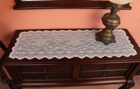 Mc Decor Ράνερ με Δαντέλα 16406 Beige 35x100εκ.