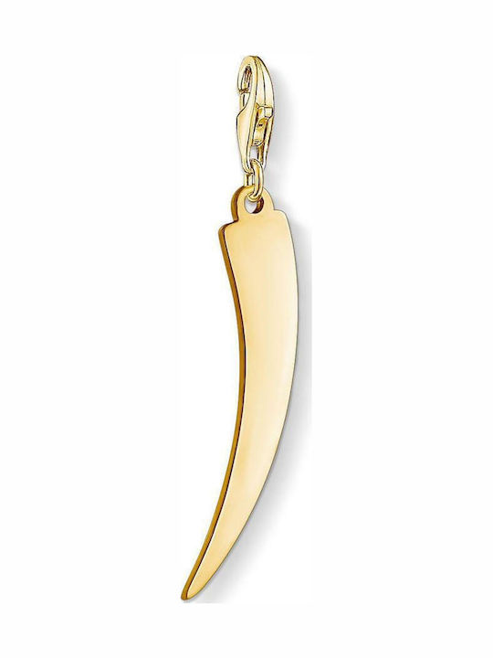 Thomas Sabo Golden Tooth Charm από Επιχρυσωμένο Ασήμι