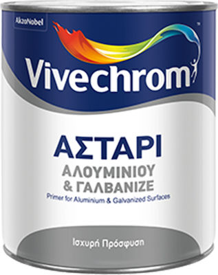 Vivechrom Αστάρι Αλουμινίου & Γαλβανιζέ Αστάρι για μη Σιδηρά Μέταλλα Κατάλληλο για Αλουμίνιο / Μη Σιδηρά Μέταλλα 0.75lt