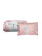 Greenwich Polo Club Baby Sheets Set Crib Cotton Essential Pink 3pcs 125x170cm