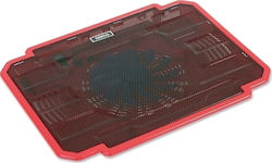 Omega Cooling Pad με 1 Ανεμιστήρα και Φωτισμό (OMNCPIR)