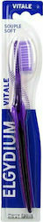 Elgydium Vitale Manual Toothbrush Medium Purple 1pcs