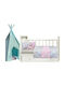 Das Home Set Baby Bettlaken Für Krippe Baumwolle Bunt 110x150cm 3Stück