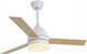 Jager 3184 Deckenventilator 122cm mit Leuchte Braun / Weiß