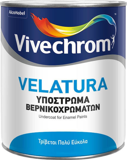 Vivechrom Velatura Pool Ground Pad Undercoat of varnishes White Suitable for Wood 2.5lt