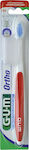 GUM Ortho 124 Manual Toothbrush Soft Red 1pcs