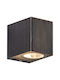 Aca Vita Wall-Mounted Outdoor Spot GU10 IP54 9.2x8.1x6.8cm Golden Black