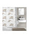 Kleine Wolke Eulen Shower Curtain 180x200cm Taupe 5222271344