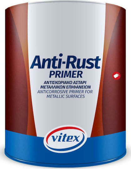 Vitex Anti-Rust Primer Безпепелен грунд Антикорозионна защита Кафе Подходящ за Метал 0.375лт
