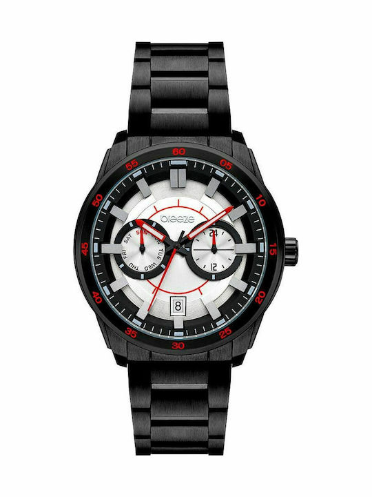 Breeze Mantrix Ανδρικό Ρολόι 44mm Χρονογράφος Μ...