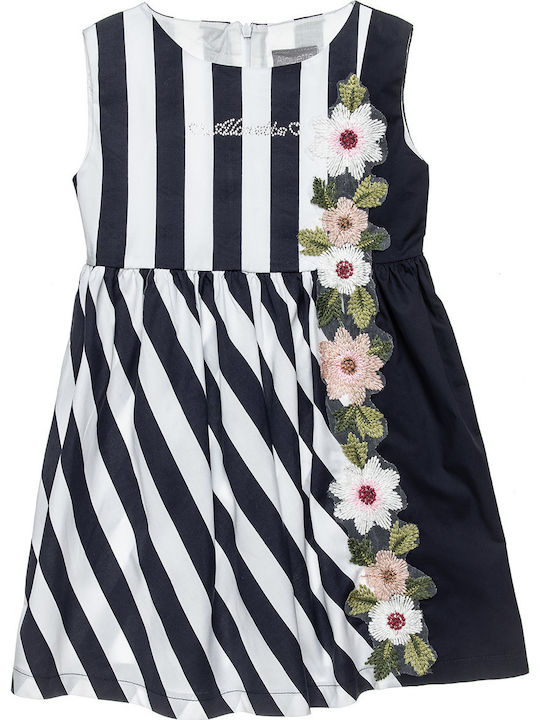 Alouette Kids Dress Floral Sleeveless Black