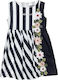 Alouette Kids Dress Floral Sleeveless Black