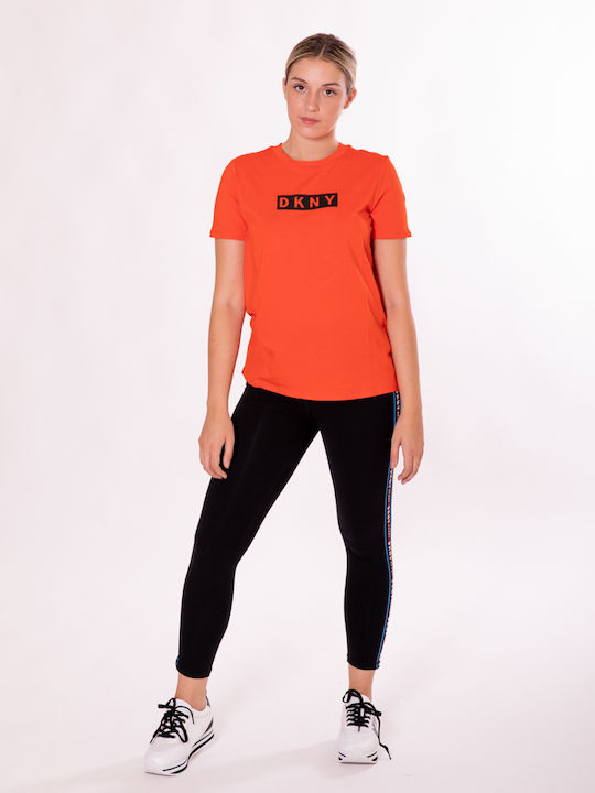 DKNY Women's T-shirt Orange