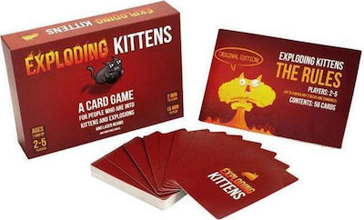 Exploding Kittens Настолна Игра за 2-5 Играчи 7+ Години