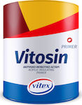 Vitex Vitosin Ακρυλικό Μονωτικό Αστάρι Διαλύτου Λευκό Suitable for Construction Materials / Wood / Masonry 10lt