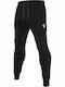 Macron Harp Sweatpants with Elastic Black