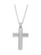 Visetti Men's Cross from Steel with Chain