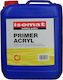 Isomat Primer Acryl Primer Silicone Acrylic Micronized Water Primer Slightly Yellow Suitable for Construction Materials 5lt