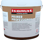 Isomat Primer Professional Συμπυκνωμένο Ακρυλικό Αστάρι Νερού Λευκό Suitable for Construction Materials / Masonry 3lt