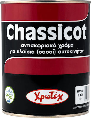 Χρωτέχ Αντισκωριακό Χρώμα Chassicot 0.75lt Γκρι