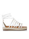 Gladiatrix Дамски Сандали Flatforms Бели