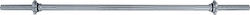 Perk Sports Ίσια Μπάρα Φ28mm 6.5kg Μήκους 120cm με Βιδωτά Κολάρα